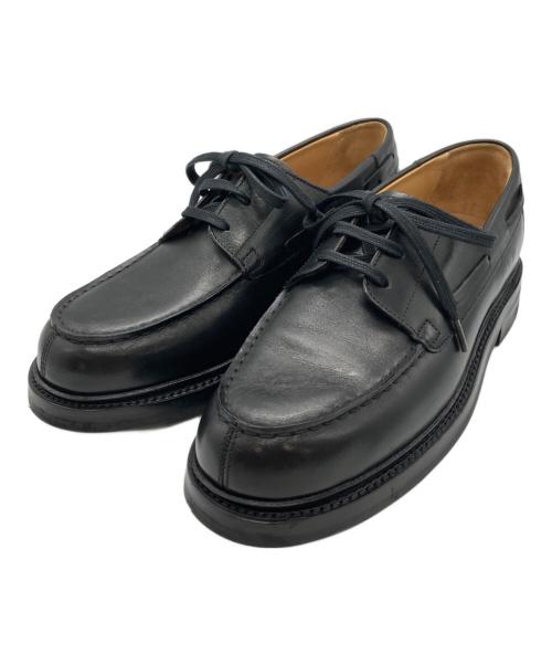 HARROGATE（ハロゲイト）HARROGATE (ハロゲイト) SLOANE デッキシューズ ブラック サイズ:7.5の古着・服飾アイテム