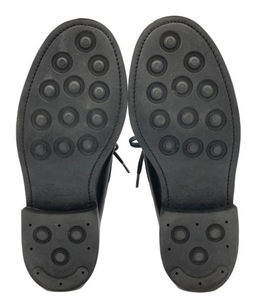 HARROGATE（ハロゲイト）HARROGATE (ハロゲイト) SLOANE デッキシューズ ブラック サイズ:7.5の古着・服飾アイテム