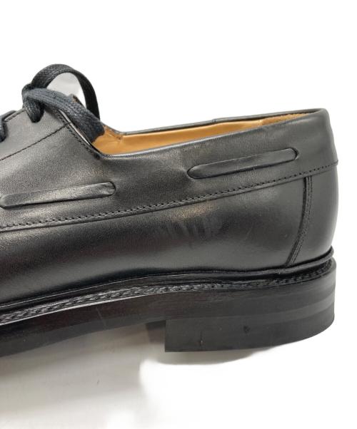 HARROGATE（ハロゲイト）HARROGATE (ハロゲイト) SLOANE デッキシューズ ブラック サイズ:7.5の古着・服飾アイテム