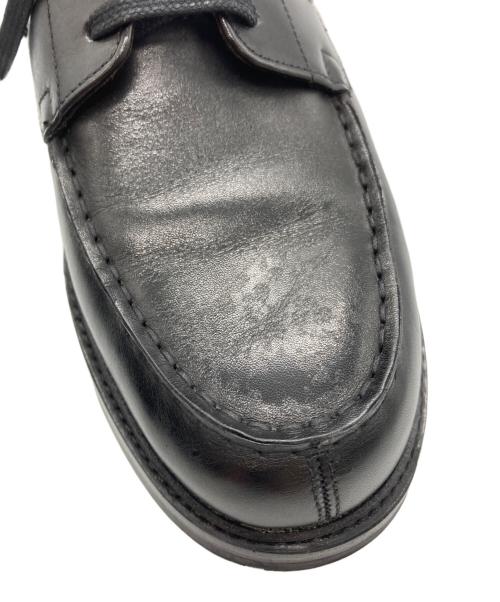 HARROGATE（ハロゲイト）HARROGATE (ハロゲイト) SLOANE デッキシューズ ブラック サイズ:7.5の古着・服飾アイテム