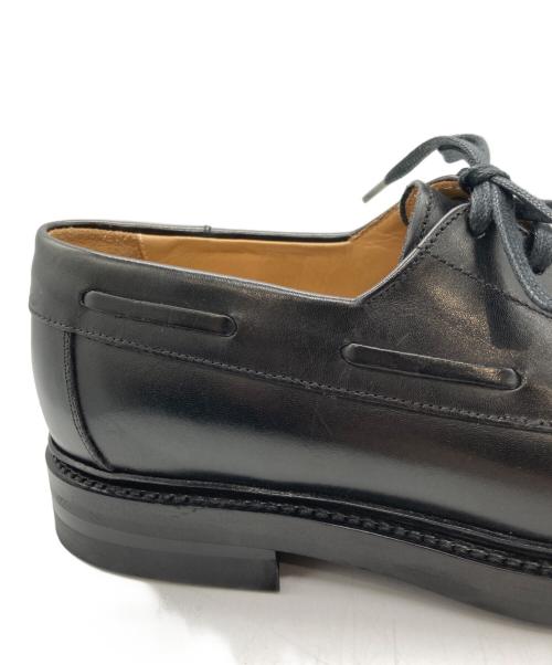 HARROGATE（ハロゲイト）HARROGATE (ハロゲイト) SLOANE デッキシューズ ブラック サイズ:7.5の古着・服飾アイテム