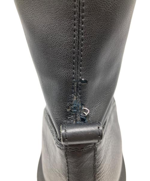 FABIO RUSCONI（ファビオルスコーニ）FABIO RUSCONI (ファビオルスコーニ) トラックソール サイドゴア ストレッチ ブーツ ブラック サイズ:39の古着・服飾アイテム