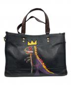COACH×Jean-Michel Basquiatコーチ×ジャン ミシェル バスキア）の古着「2WAYバッグ」｜ブラック