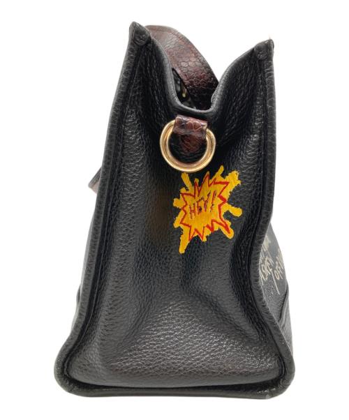 COACH（コーチ）COACH (コーチ) Jean-Michel Basquiat (ジャン ミシェル バスキア) 2WAYバッグ ブラックの古着・服飾アイテム