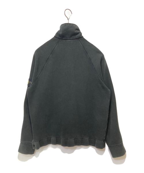 STONE ISLAND（ストーンアイランド）STONE ISLAND (ストーンアイランド) ハーフジップスウェット ブラック サイズ:Ｌの古着・服飾アイテム