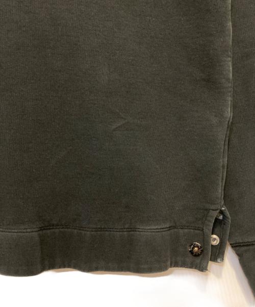 STONE ISLAND（ストーンアイランド）STONE ISLAND (ストーンアイランド) ハーフジップスウェット ブラック サイズ:Ｌの古着・服飾アイテム