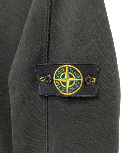 STONE ISLAND（ストーンアイランド）STONE ISLAND (ストーンアイランド) ハーフジップスウェット ブラック サイズ:Ｌの古着・服飾アイテム