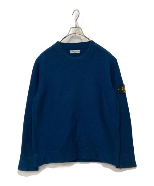 STONE ISLAND（ストーンアイランド）STONE ISLAND (ストーンアイランド) ニット ネイビー サイズ:Ｌの古着・服飾アイテム