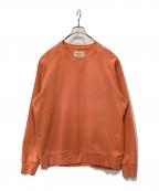 NIGEL CABOURNナイジェルケーボン）の古着「クルーネックスウェット」｜オレンジ