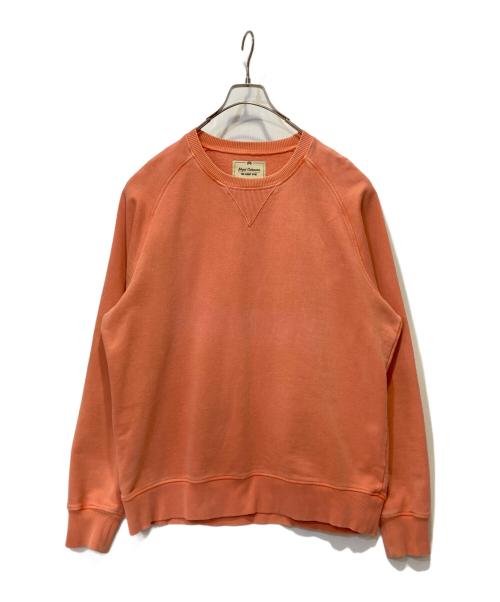 NIGEL CABOURN（ナイジェルケーボン）NIGEL CABOURN (ナイジェルケーボン) クルーネックスウェット オレンジ サイズ:Ｍの古着・服飾アイテム