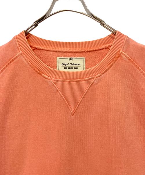 NIGEL CABOURN（ナイジェルケーボン）NIGEL CABOURN (ナイジェルケーボン) クルーネックスウェット オレンジ サイズ:Ｍの古着・服飾アイテム