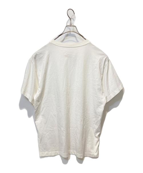 MM6 Maison Margiela（エムエムシックスメゾンマルジェラ）MM6 Maison Margiela (エムエムシックス メゾンマルジェラ) ナンバーロゴクルーネックカットソー ホワイト サイズ:Sの古着・服飾アイテム