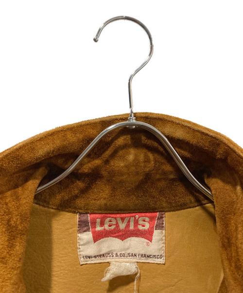 LEVI'S（リーバイス）LEVI'S (リーバイス) スウェードスキンジャケット ブラウン サイズ:表記無しの古着・服飾アイテム
