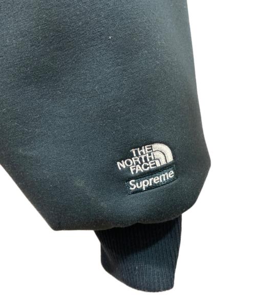 SUPREME（シュプリーム）Supreme (シュプリーム) THE NORTH FACE (ザ ノース フェイス) Down Filled Zip Up Hooded Sweatshirt ネイビー サイズ:Lの古着・服飾アイテム
