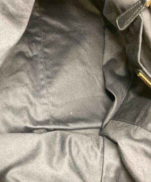 MIU MIU（ミュウミュウ）MIU MIU (ミュウミュウ) 2WAYスタッズレザーバッグ ブラックの古着・服飾アイテム