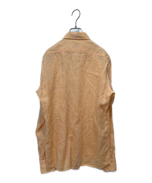 Brilla per il gusto（ブリッラ ペル イルグースト）Brilla per il gusto (ブリッラ ペル イルグースト) リネンシャツ オレンジ サイズ:Ｍの古着・服飾アイテム