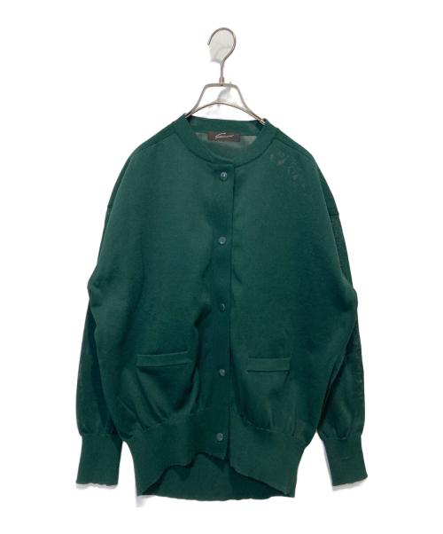 STUNNING LURE（スタニングルアー）STUNNING LURE (スタニングルアー) ハイツイストニットブルゾン グリーン サイズ:Ｍの古着・服飾アイテム