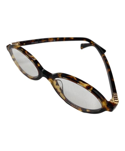 MIU MIU（ミュウミュウ）MIU MIU (ミュウミュウ) 眼鏡/リガード サングラス ブラウン サイズ:50□18の古着・服飾アイテム