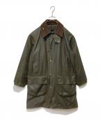 Barbourバブアー）の古着「GAMEFAIR オイルドコート」｜ブラック