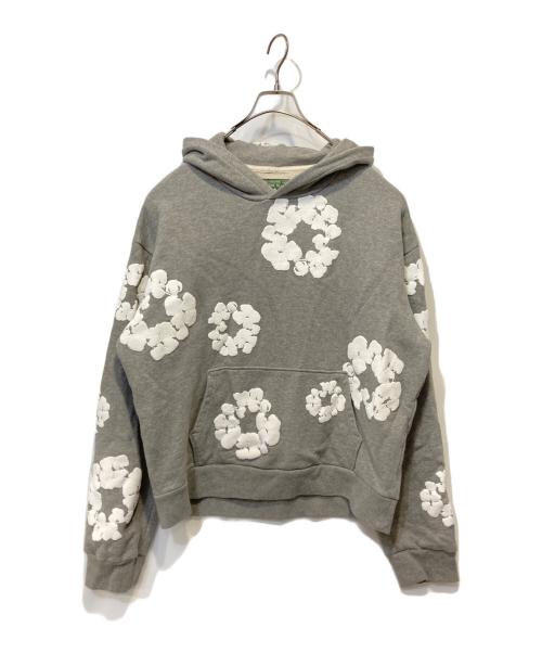 Denim Tears（デニムティアーズ）Denim Tears (デニムティアーズ) Cotton Wreath パーカー グレー サイズ:XXLの古着・服飾アイテム