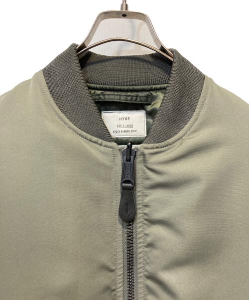 HYKE（ハイク）HYKE (ハイク) MA-1ジャケット カーキ サイズ:3の古着・服飾アイテム