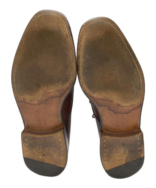 J.M.WESTON（ジェイエムウエストン）J.M.WESTON (ジェイエムウエストン) プレーントゥシューズ ブラウン サイズ:5Eの古着・服飾アイテム