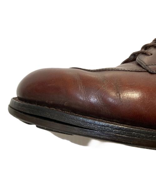 J.M.WESTON（ジェイエムウエストン）J.M.WESTON (ジェイエムウエストン) プリットトゥ ダービーシューズ/ロジェ モデル ブラウン サイズ:5Cの古着・服飾アイテム