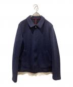 HARRIS WHARF LONDONハリスワーフロンドン）の古着「ウールゴルフジャケット」｜ネイビー