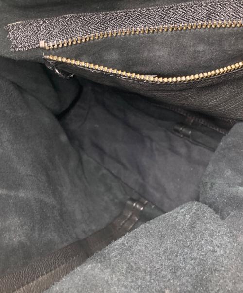 jerome dreyfuss（ジェロームドレイフェス）jerome dreyfuss (ジェロームドレイフェス) レザートートバッグ ブラックの古着・服飾アイテム