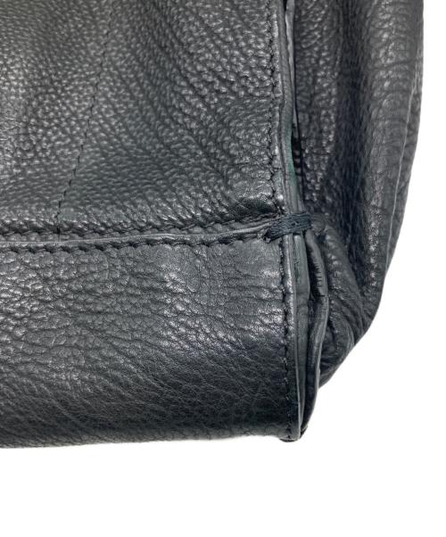 jerome dreyfuss（ジェロームドレイフェス）jerome dreyfuss (ジェロームドレイフェス) レザートートバッグ ブラックの古着・服飾アイテム