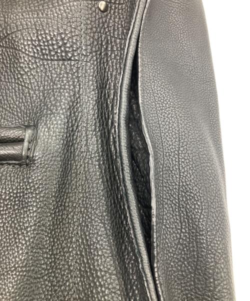 jerome dreyfuss（ジェロームドレイフェス）jerome dreyfuss (ジェロームドレイフェス) レザートートバッグ ブラックの古着・服飾アイテム