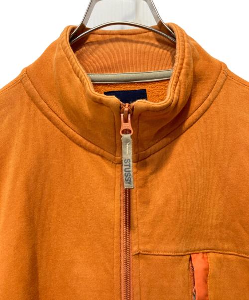 stussy（ステューシー）stussy (ステューシー) ジップアップジャケット オレンジ サイズ:Ｌの古着・服飾アイテム