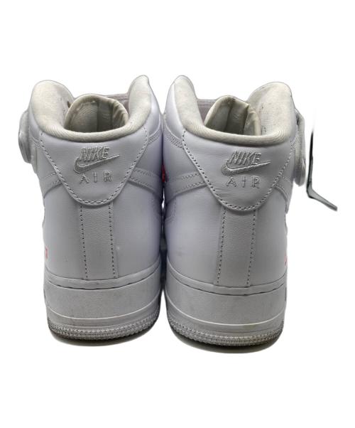 NIKE（ナイキ）NIKE (ナイキ) Supreme (シュプリーム) AIR FORCE1 MID ホワイト サイズ:28.5ｃｍの古着・服飾アイテム