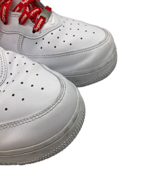 NIKE（ナイキ）NIKE (ナイキ) Supreme (シュプリーム) AIR FORCE1 MID ホワイト サイズ:28.5ｃｍの古着・服飾アイテム