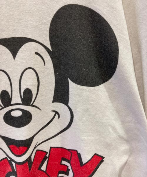 DISNEY（ディズニー）Disney (ディズニー) MICKEY プリントスウェット ホワイト サイズ:表記不明の古着・服飾アイテム