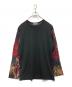 Yohji Yamamoto pour homme（ヨウジヤマモト プールオム）の古着「Contrast sleeve t-shirt」｜ブラック