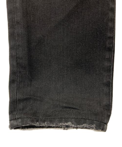 DOLCE & GABBANA（ドルチェ＆ガッバーナ）DOLCE & GABBANA (ドルチェ＆ガッバーナ) ダメージ加工デニムパンツ ブラック サイズ:48の古着・服飾アイテム