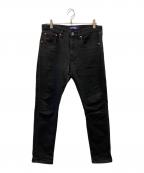 JUNYA WATANABE MANジュンヤワタナベマン）の古着「切替スキニーデニムパンツ」｜ブラック
