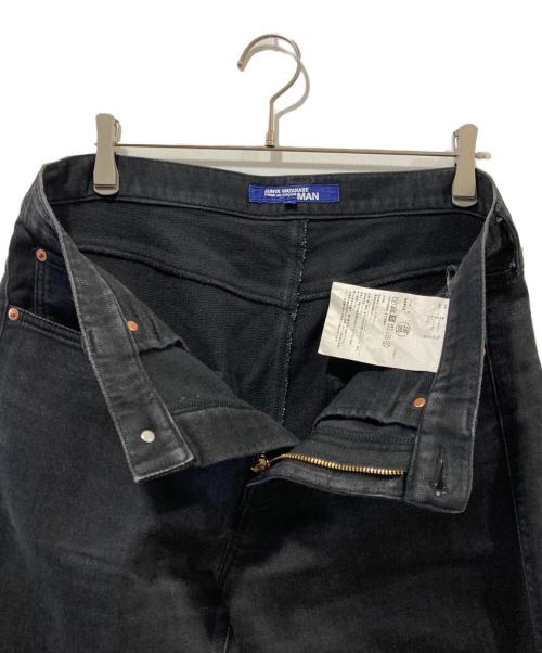 JUNYA WATANABE MAN（ジュンヤワタナベマン）JUNYA WATANABE MAN (ジュンヤワタナベマン) 切替スキニーデニムパンツ ブラック サイズ:Sの古着・服飾アイテム
