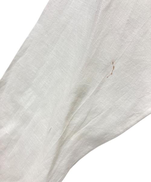 MARKAWARE（マーカウェア）MARKAWARE (マーカウェア) HEMP SHIRTING OPEN COLLAR SHIRT L/S ホワイト サイズ:2の古着・服飾アイテム