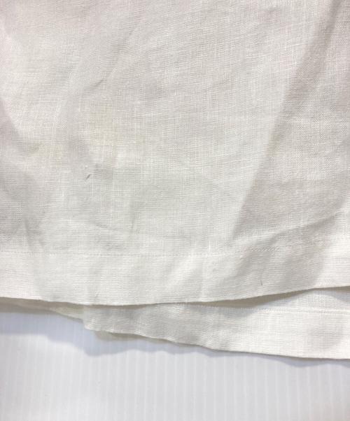 MARKAWARE（マーカウェア）MARKAWARE (マーカウェア) HEMP SHIRTING OPEN COLLAR SHIRT L/S ホワイト サイズ:2の古着・服飾アイテム