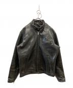 Schottショット）の古着「641 シングルライダースジャケット」｜ブラック