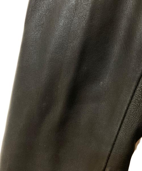 UNITED TOKYO（ユナイテッドトーキョー）UNITED TOKYO (ユナイテッドトーキョー) ラムレザーシングルライダースジャケット ブラック サイズ:3の古着・服飾アイテム
