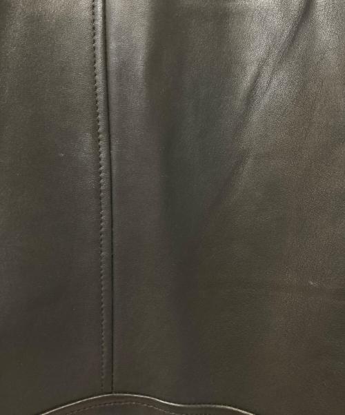 UNITED TOKYO（ユナイテッドトーキョー）UNITED TOKYO (ユナイテッドトーキョー) ラムレザーシングルライダースジャケット ブラック サイズ:3の古着・服飾アイテム