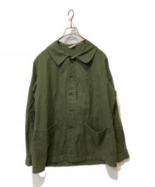 French Army（フランス軍）の古着「VULCAIN WORK JACKET」｜グリーン