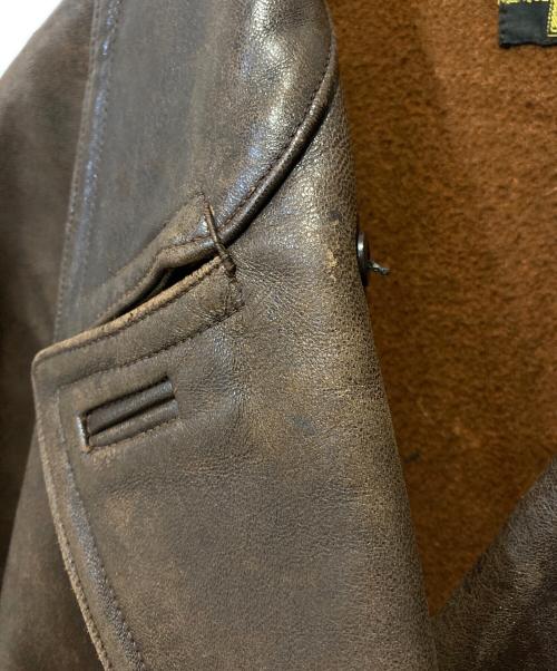 INDEGORGEABLE（ー）INDEGORGEABLE (ー) レザージャケット ブラウン サイズ:Sの古着・服飾アイテム