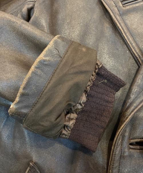 INDEGORGEABLE（ー）INDEGORGEABLE (ー) レザージャケット ブラウン サイズ:Sの古着・服飾アイテム