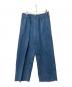 saby（サバイ）の古着「TUCK BAGGY DENIM/」｜ブルー