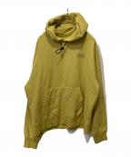 SEDAN ALL-PURPOSEセダンオールパーパス）の古着「OG LOGO ELASTIC CORD HOODIE」｜イエロー