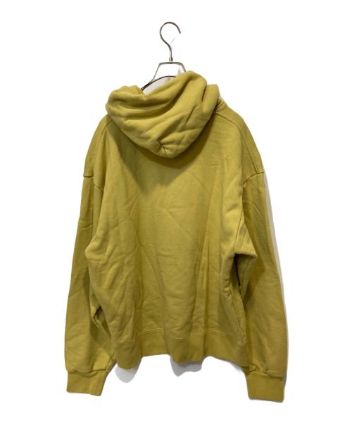 SEDAN ALL-PURPOSE（セダンオールパーパス）SEDAN ALL-PURPOSE (セダンオールパーパス) OG LOGO ELASTIC CORD HOODIE イエロー サイズ:XLの古着・服飾アイテム